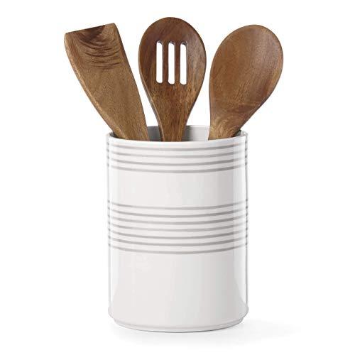 Kate Spade New York 885893 Charlotte Street utensil crock, Grey