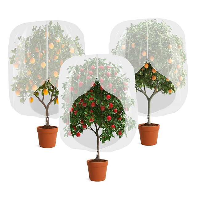 3pcs Fruit Tree Netting with Zipper and Drawstring,2.62 * 3.28 Ft Bird Garden Netting for Garden Protection,Cover for Blueberry Tomato Strawberry and Plants Protection from Insect Squirrels Birds