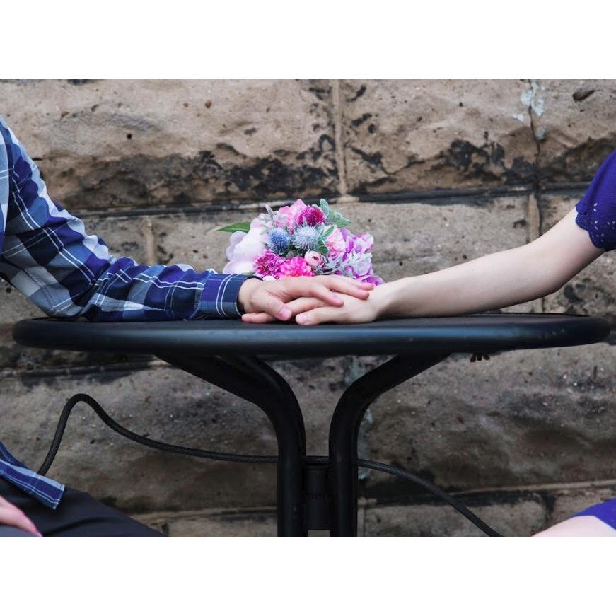 holding hands