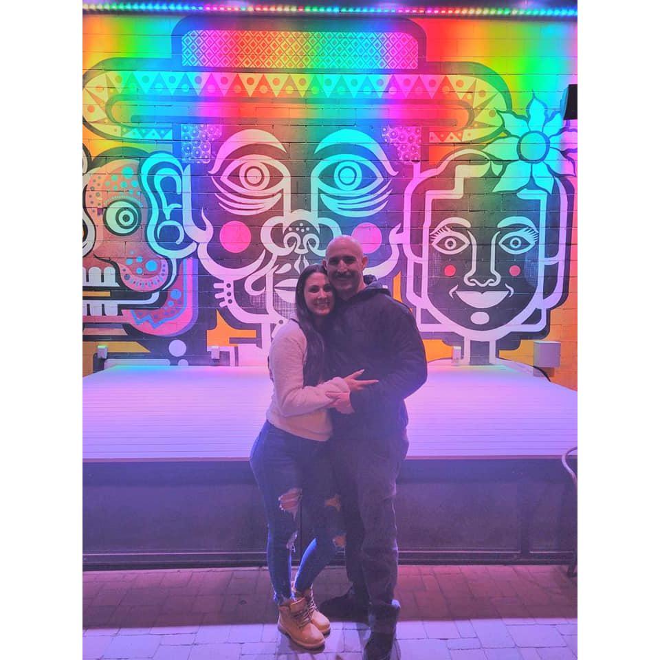 Our first "normal" picture taken together. We have only been together for a few weeks at this point! January '23 ♥