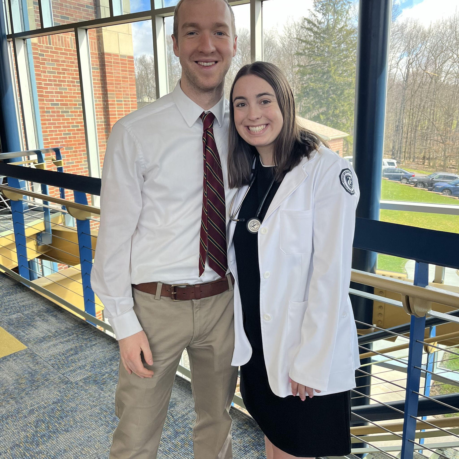 After Caroline's white coat ceremony