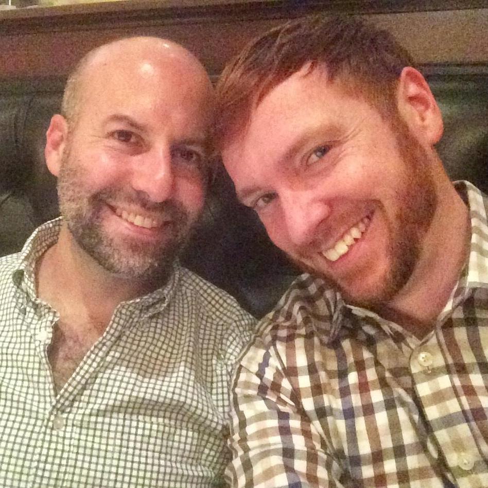 All smiles in a banquette (we love a banquette).