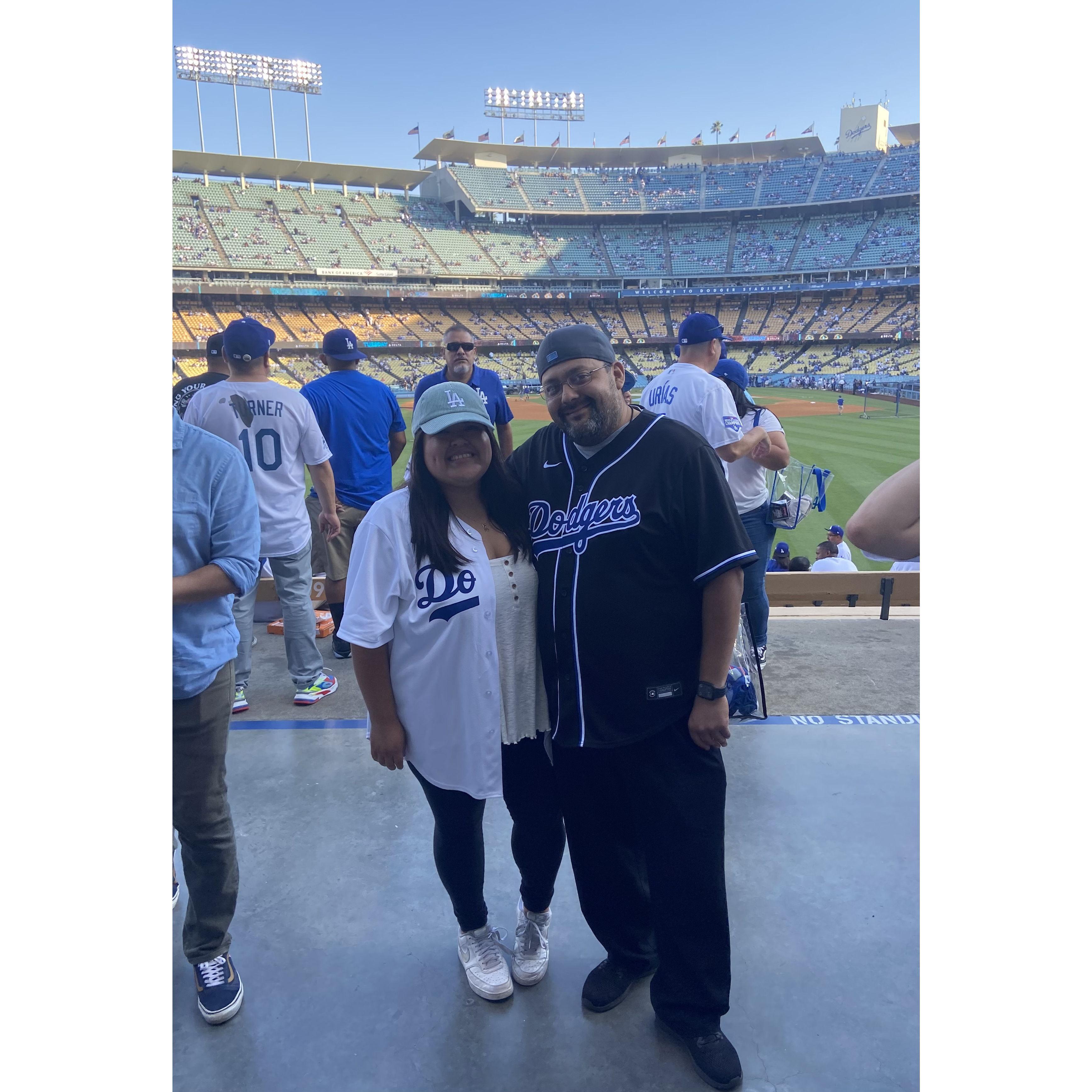 Blue heaven on earth. GO DODGERS!