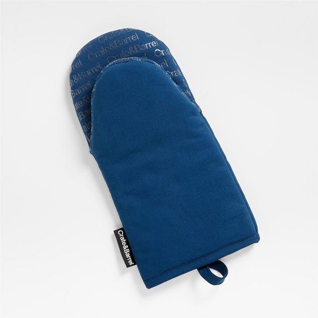 Silicone Grip Deep Sea Blue Oven Mitt