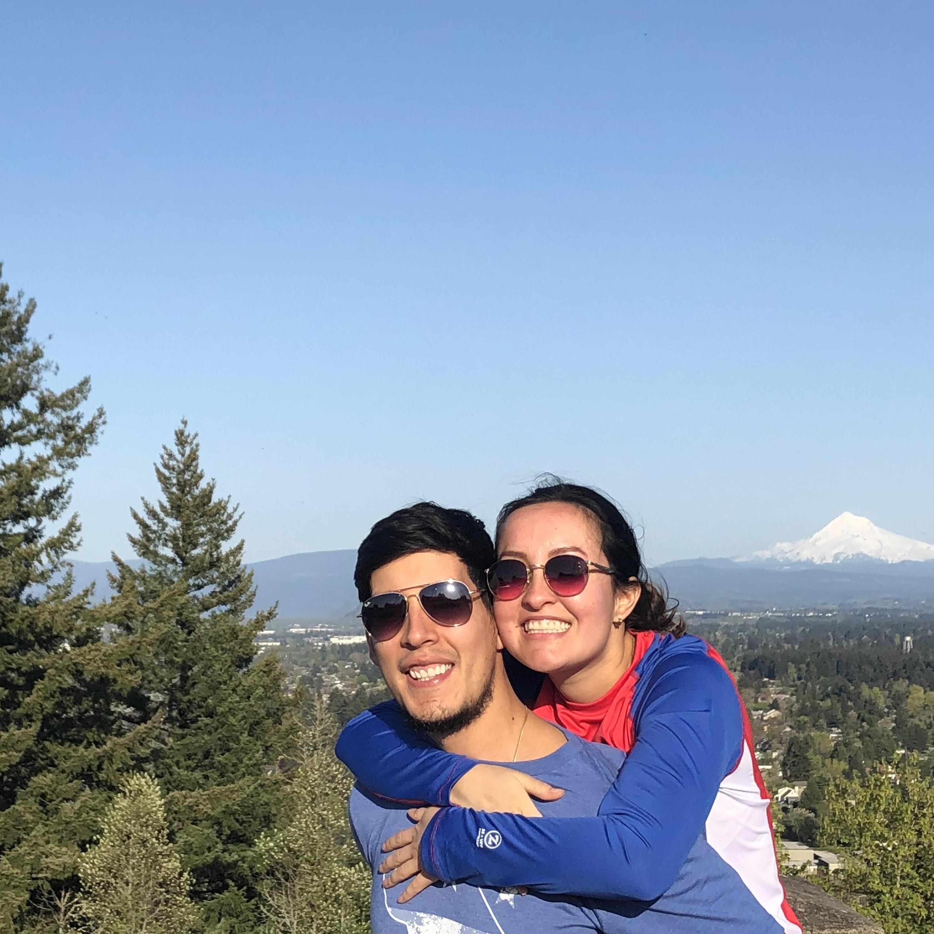 View from Rocky Butte Park in Portland.