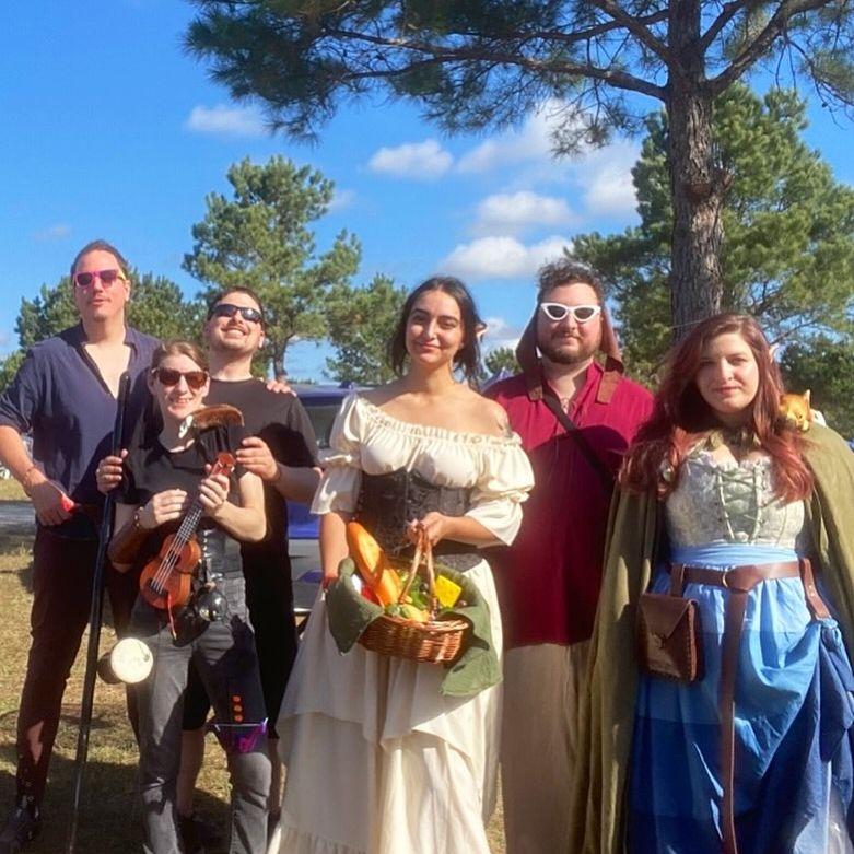 The Quacks all dressed up for TRF.