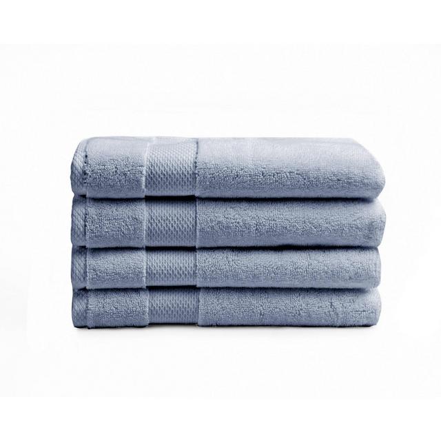 4pk Heritage American Hand Towel Set Blue - Charisma