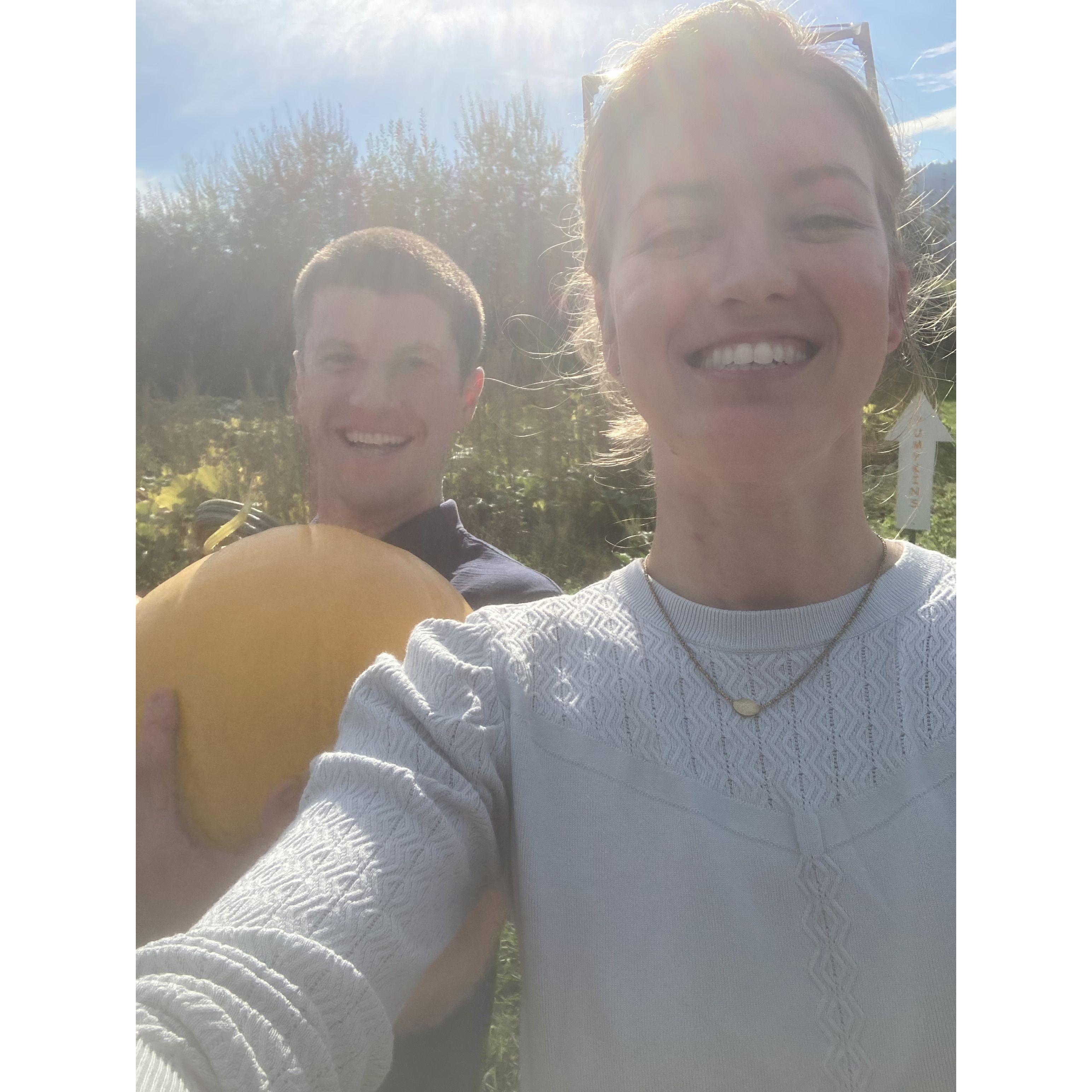 Pumpkin patch date!