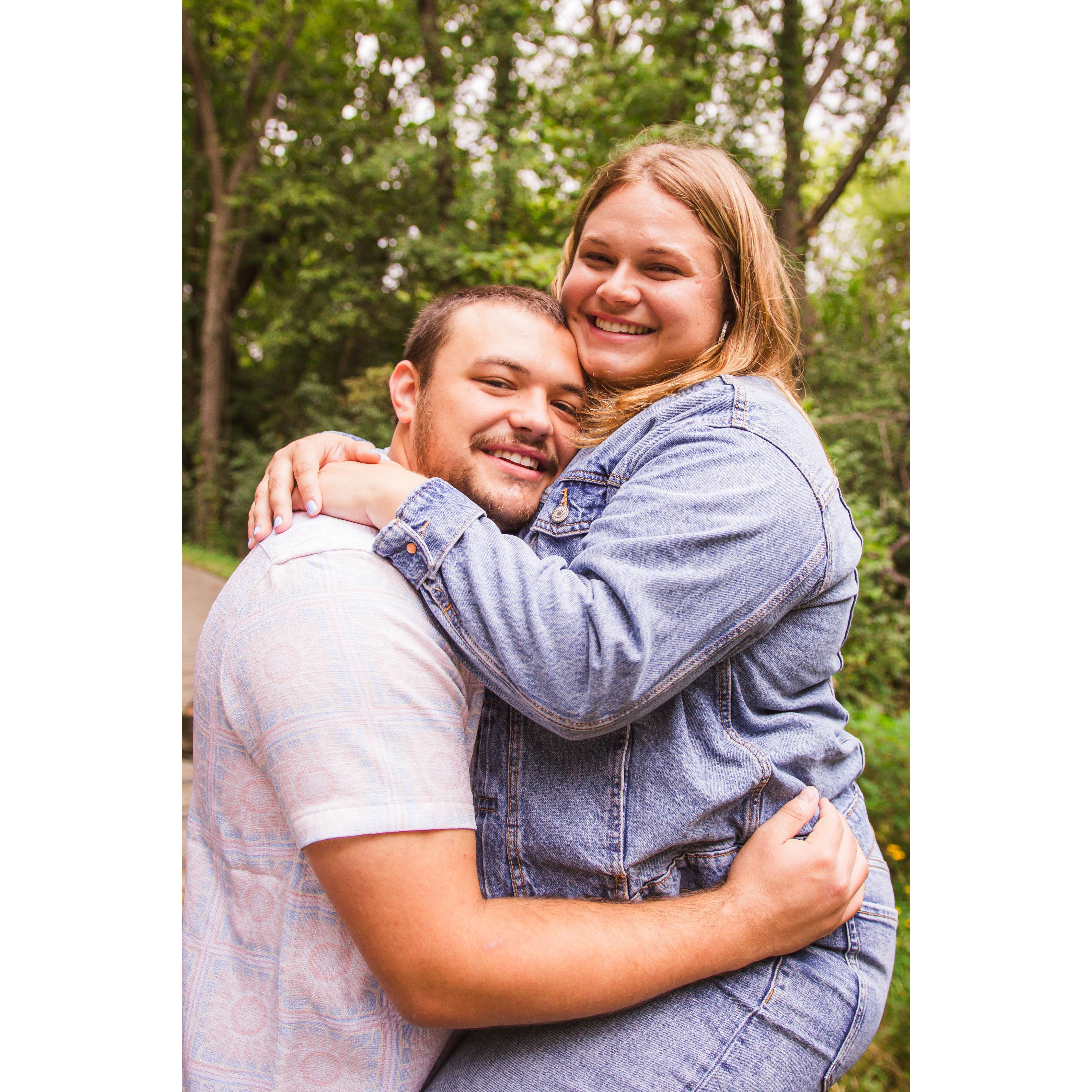 From our engagement shoot in Elgin, IL.
