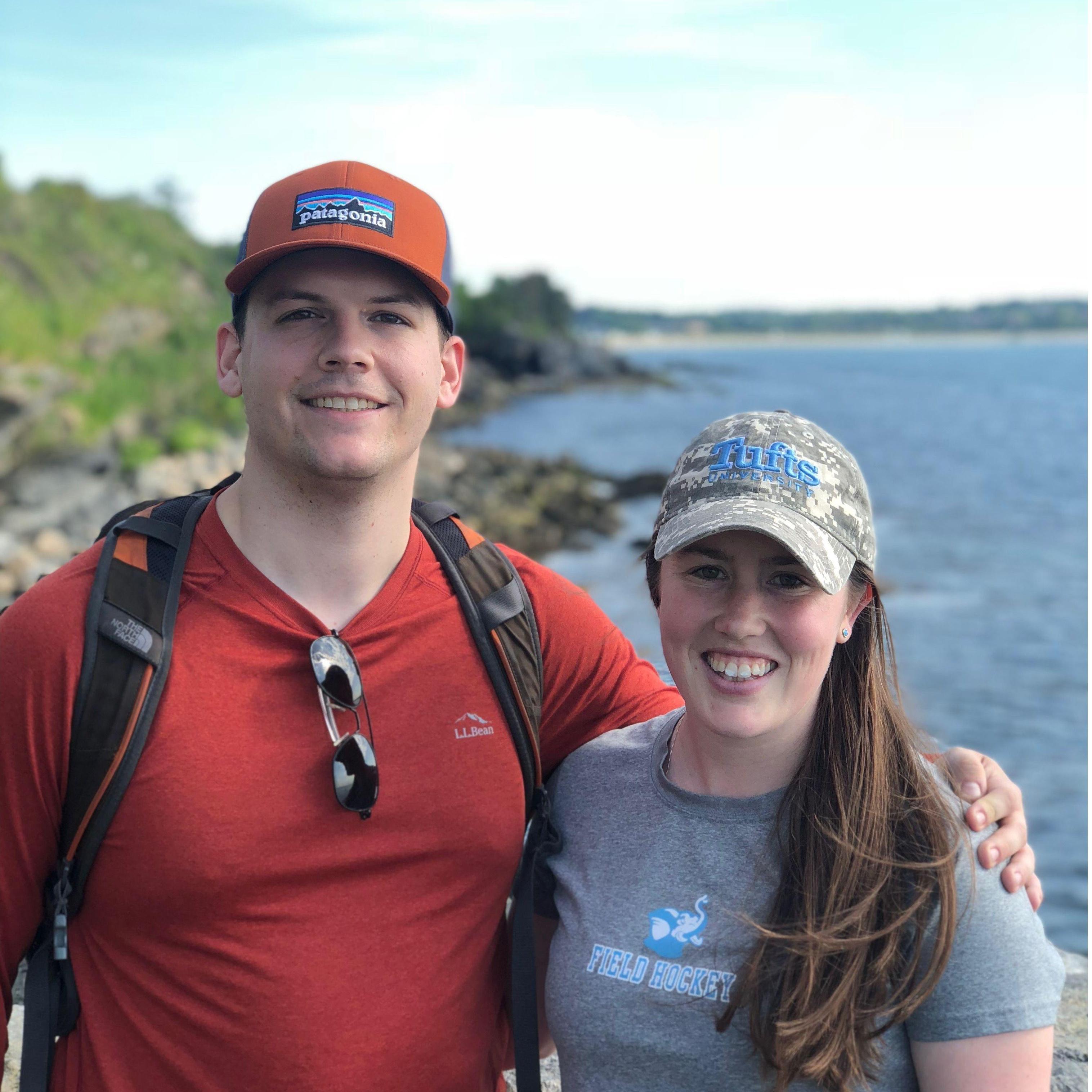 Our first photo together - Newport, RI