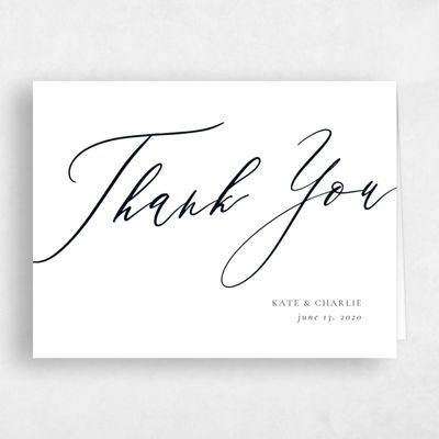 White Wedding Thank You - Violin