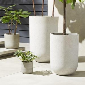 Seminyak Small Taupe Planter