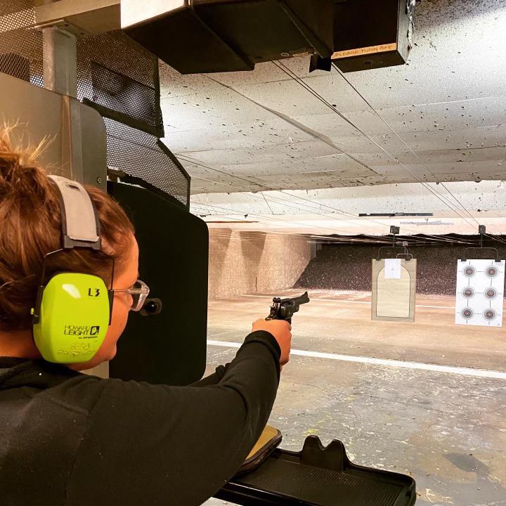 Josh also surprised me on our engagement day with going to a shooting range- thanks Peter!
