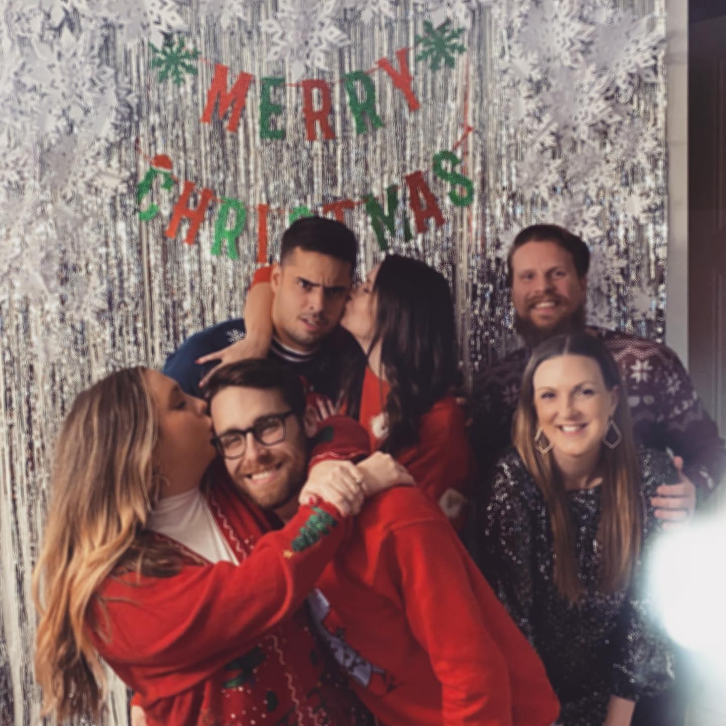 Our first Christmas party with friends!