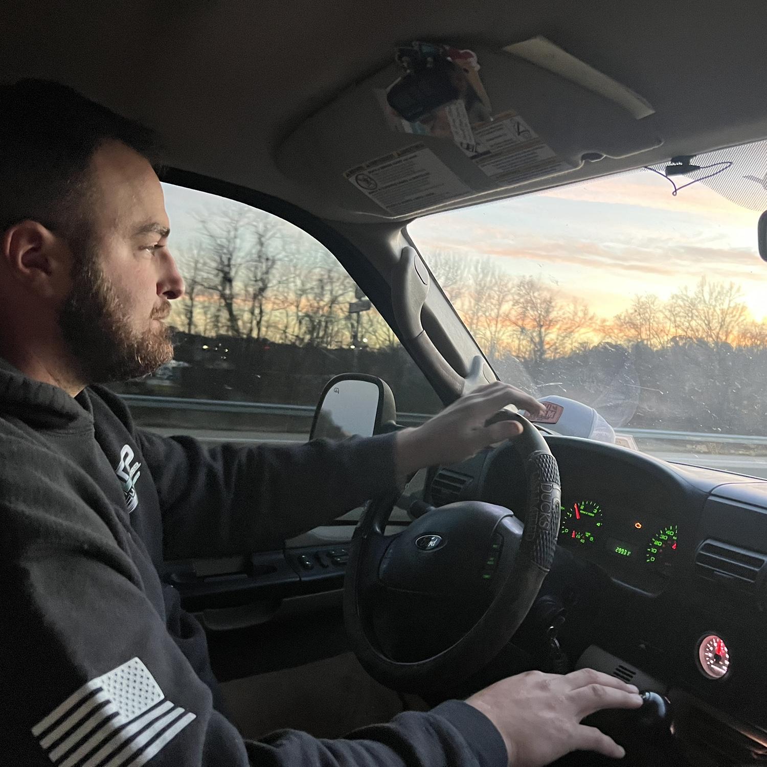 Driving through Indiana