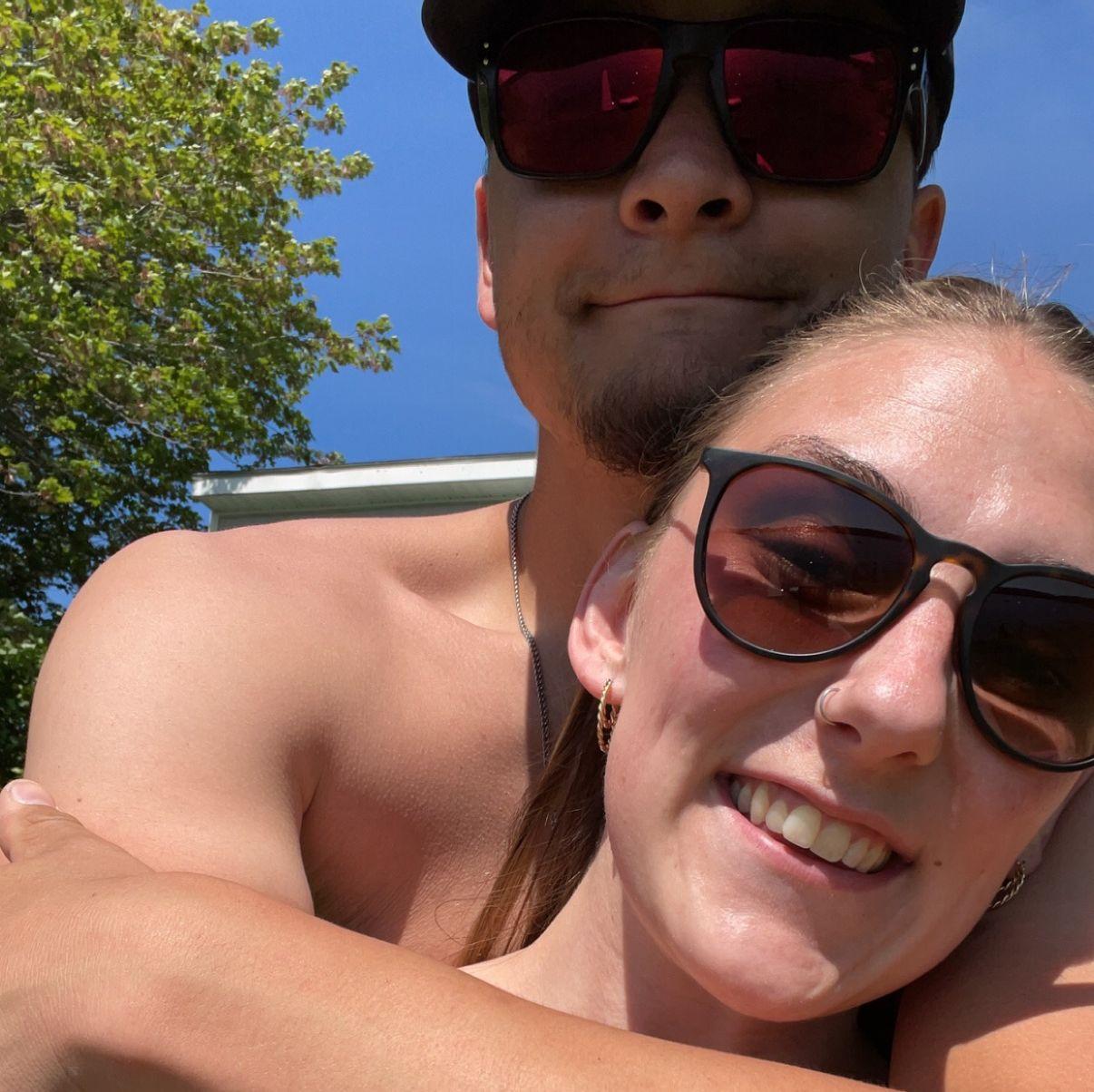 Our first Memorial Day weekend together spent at a friends lake house