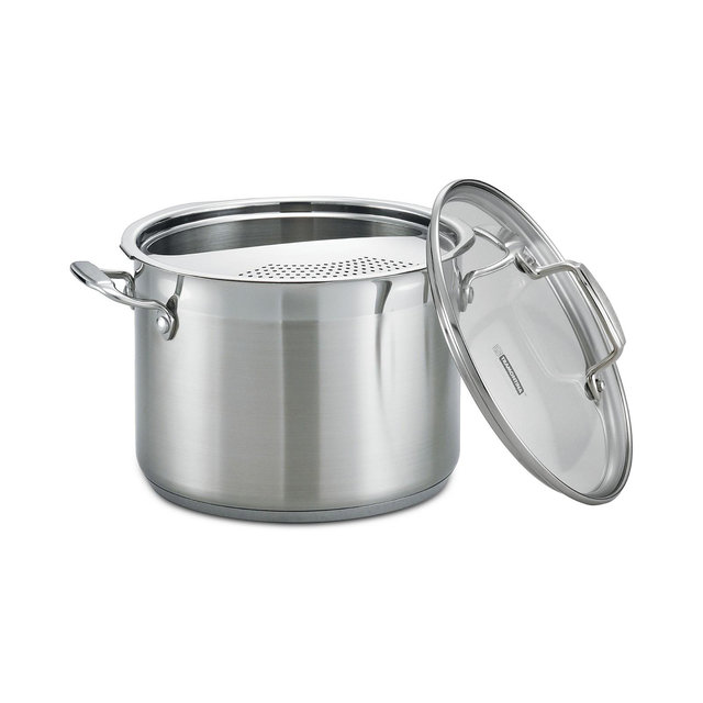 Tramontina Tri-Ply Clad Stainless Steel 6-Qt Pasta Cooker