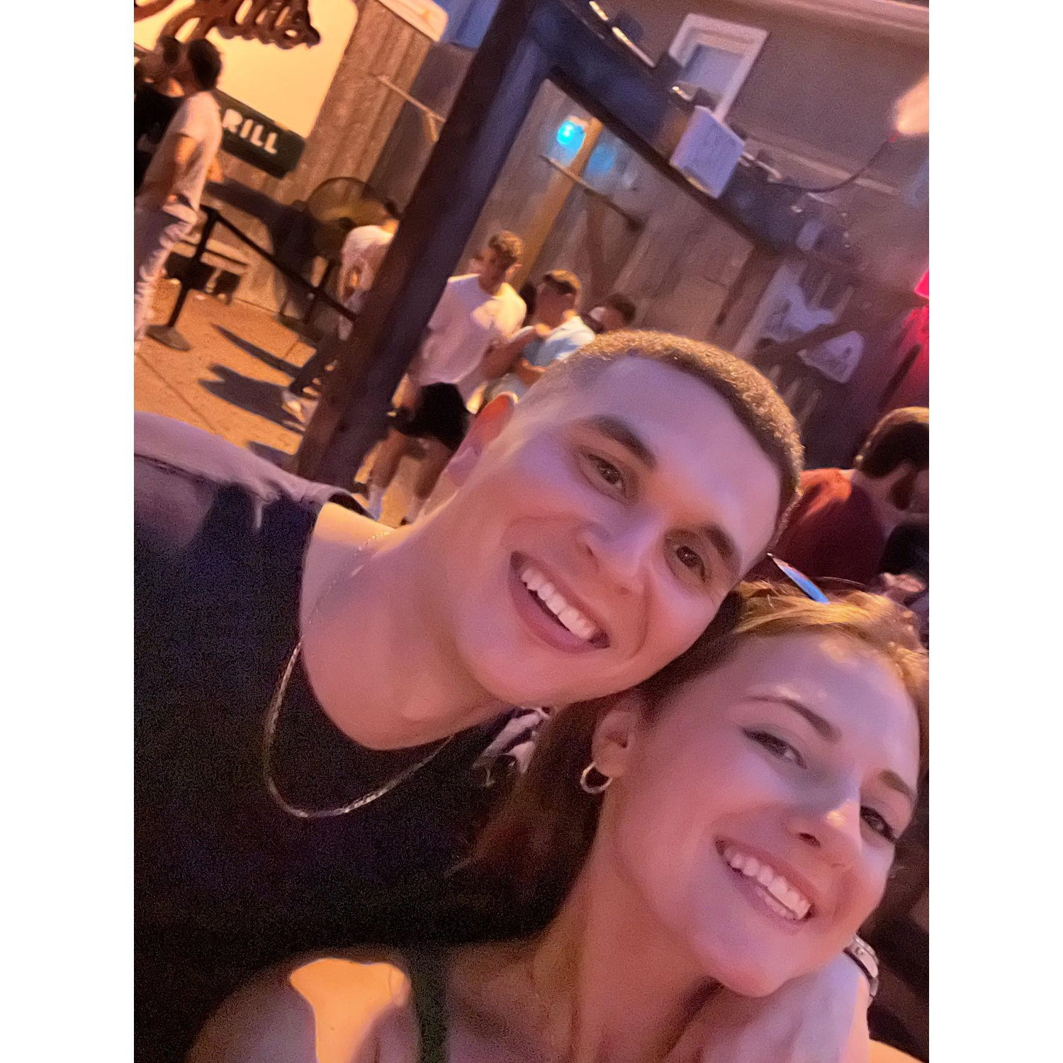 Right after we became Bf & Gf