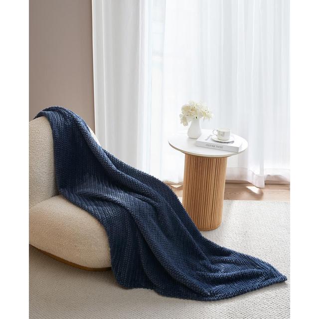 Royal Luxe Cozy Faux Fur to Mink Throw, 50" x 60''