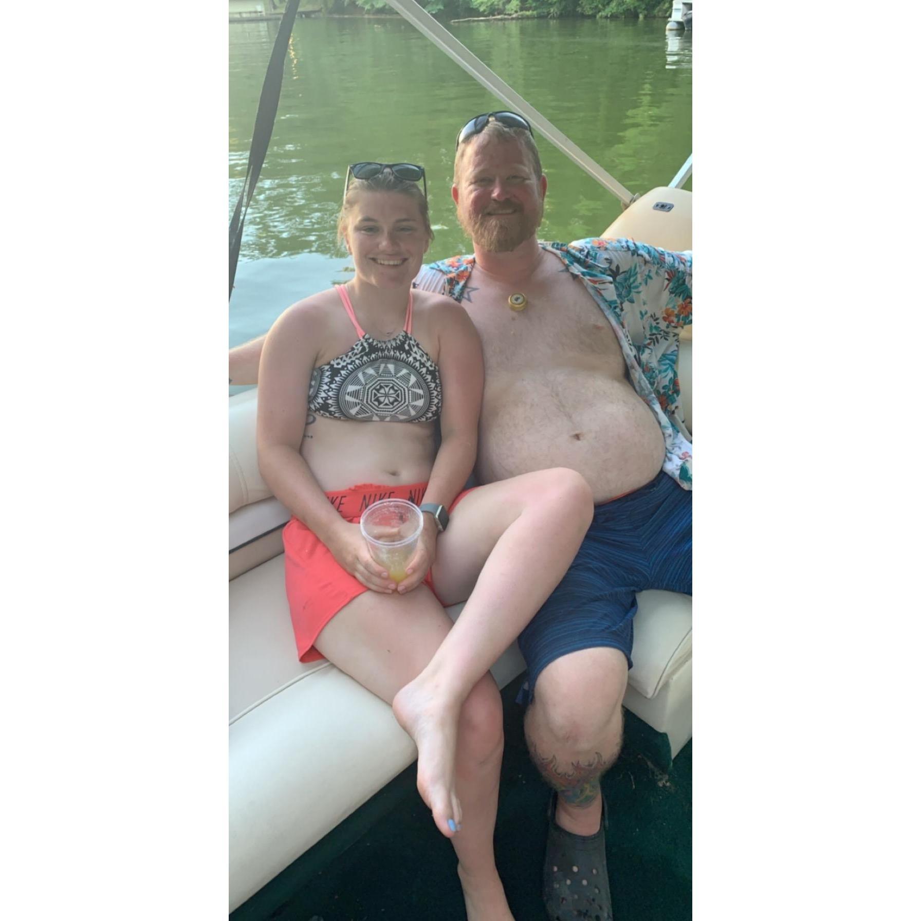 Boat rides with our friends