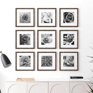 Set of 9 Classic Gallery Wall Frame Set Displays
