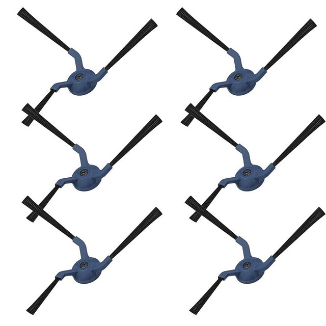 6 Pcs Side Brush Replacement for eufy X10 Pro Omni Robot Vacuum Spare Accessories Parts