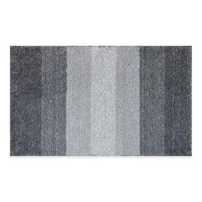 Adelaide Ombré Striped 20-Inch x 33-Inch Bath Mat in Grey