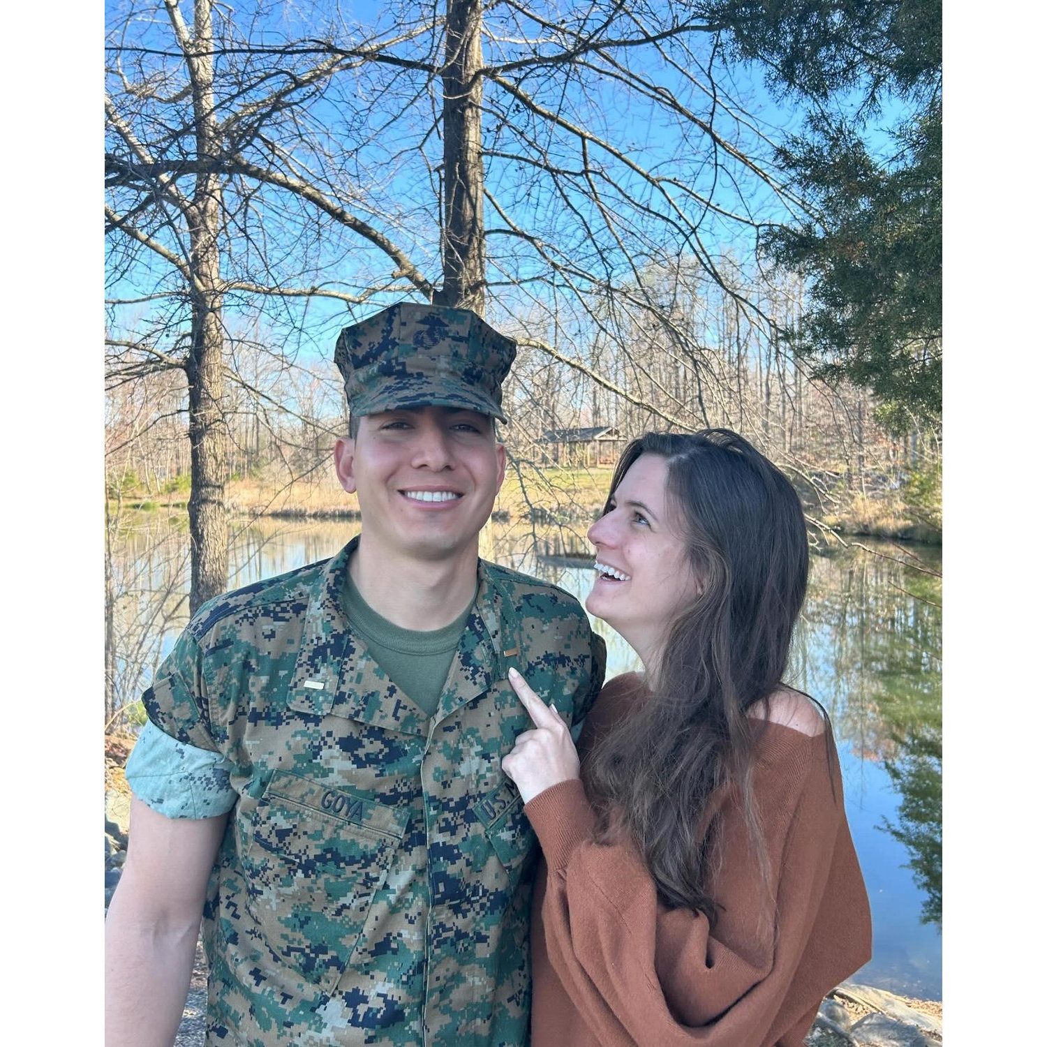 Alexis's Marine Corps commisioning ceremony. Mar 2024