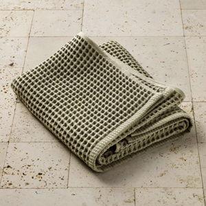 Waffle Bath Towel - Casaluna™ Olive Sage
