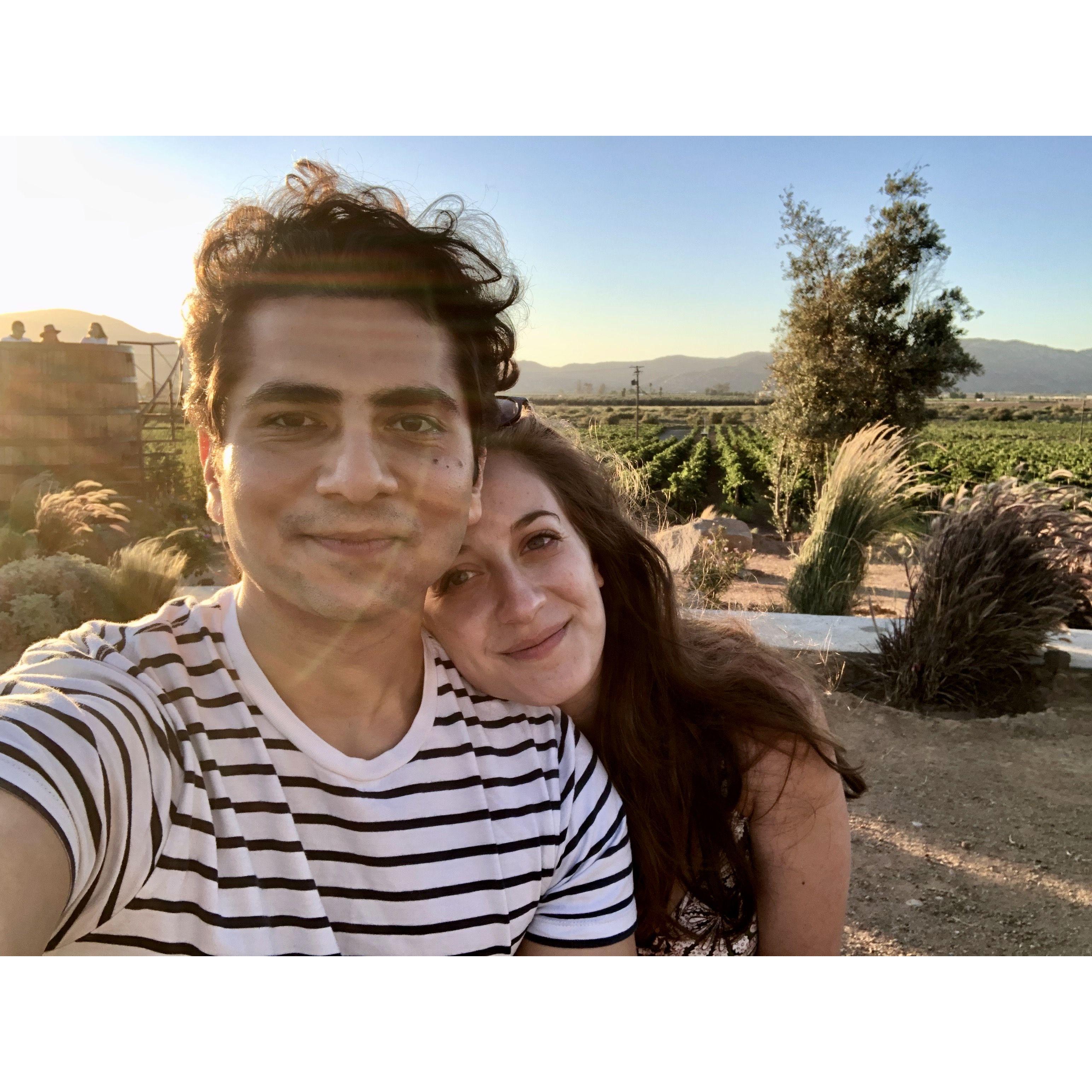 Valle de Guadalupe, 2020 - that one time we realized we forgot our passports two hours into the drive.