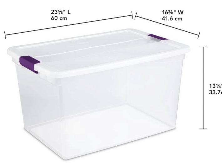 Sterilite 110qt ClearView from Target