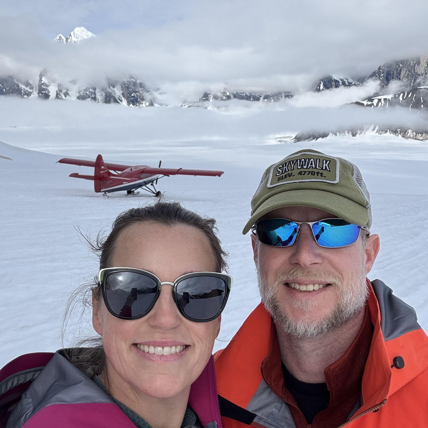 Fly over Denali...sure. Land on a glacier? Why not? I'll adventure with you anywhere!