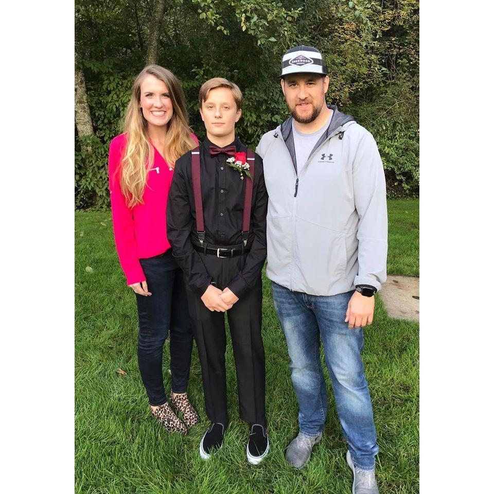 Noah's Homecoming Dance freshman year <3