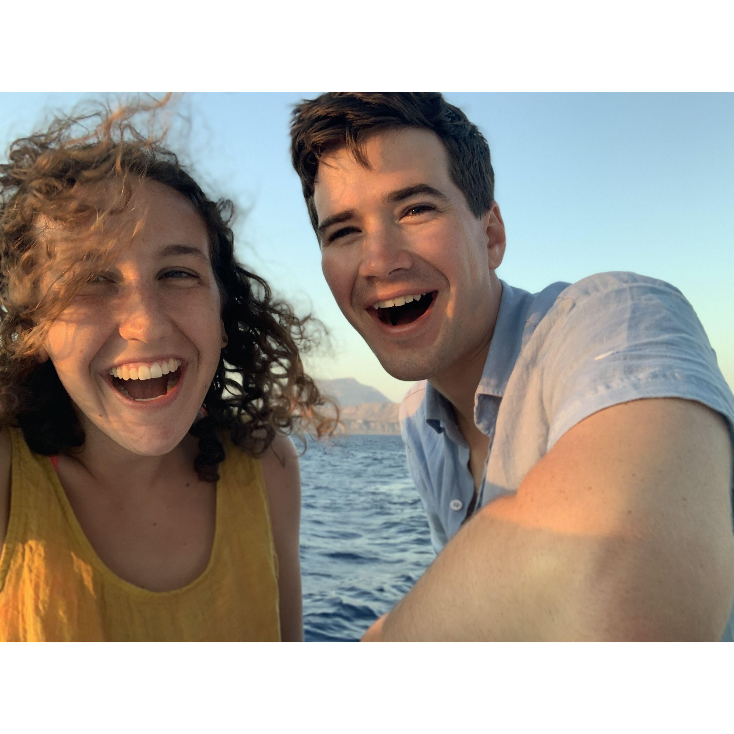 On the Aegean Sea!