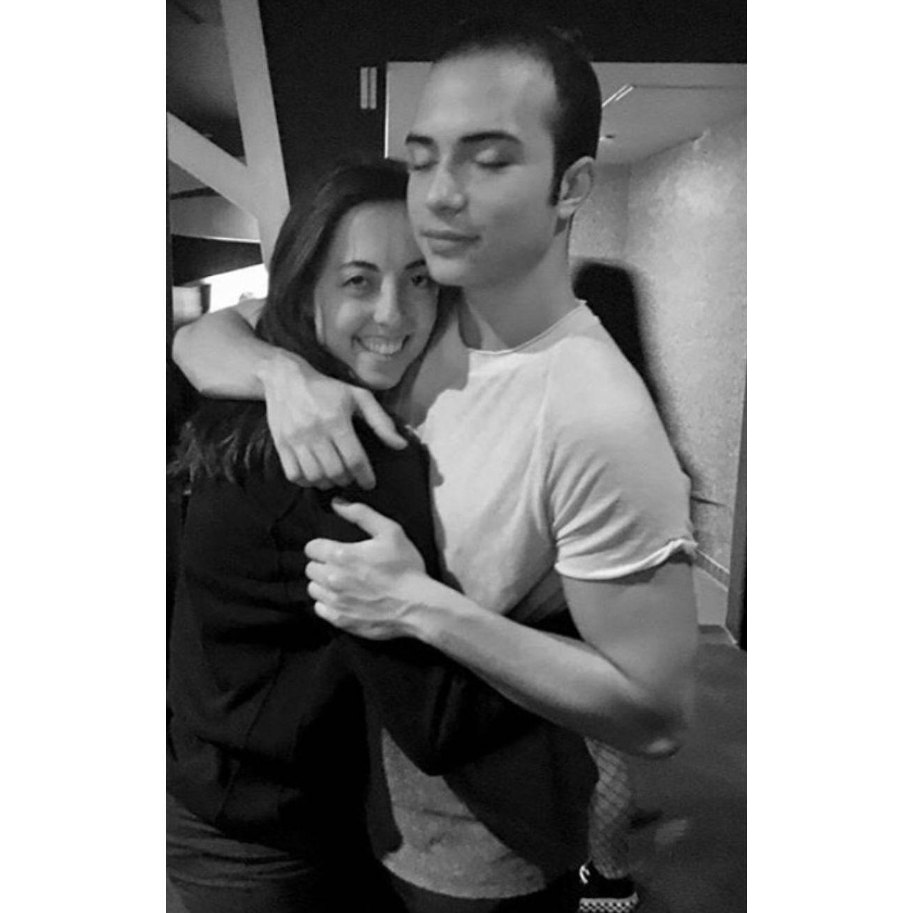 Our first pic together - taken while at a concert with friends in May 2017.