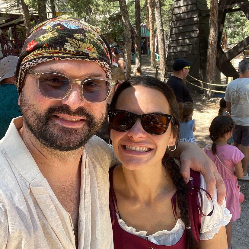 Dressed up for the Renaissance Fair
