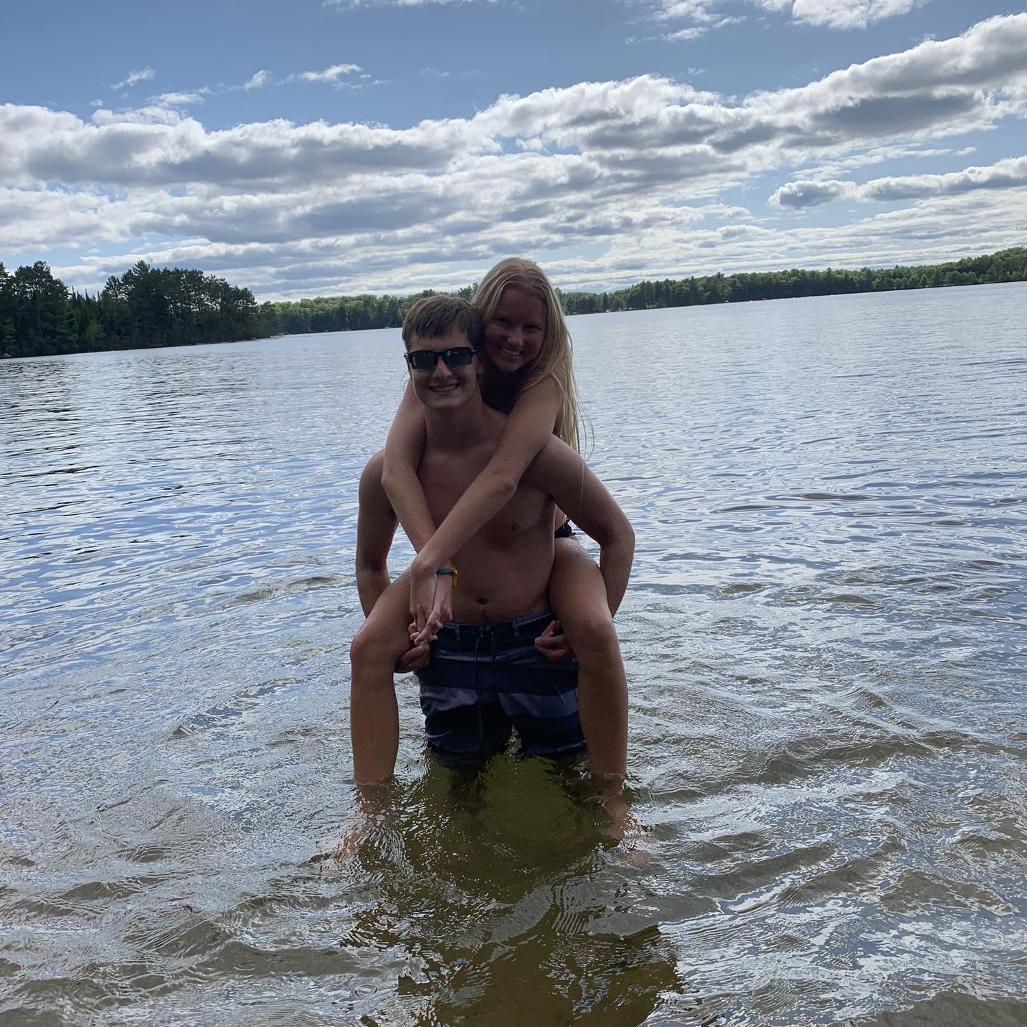 One of the first trips we took to Matthew's family cabin