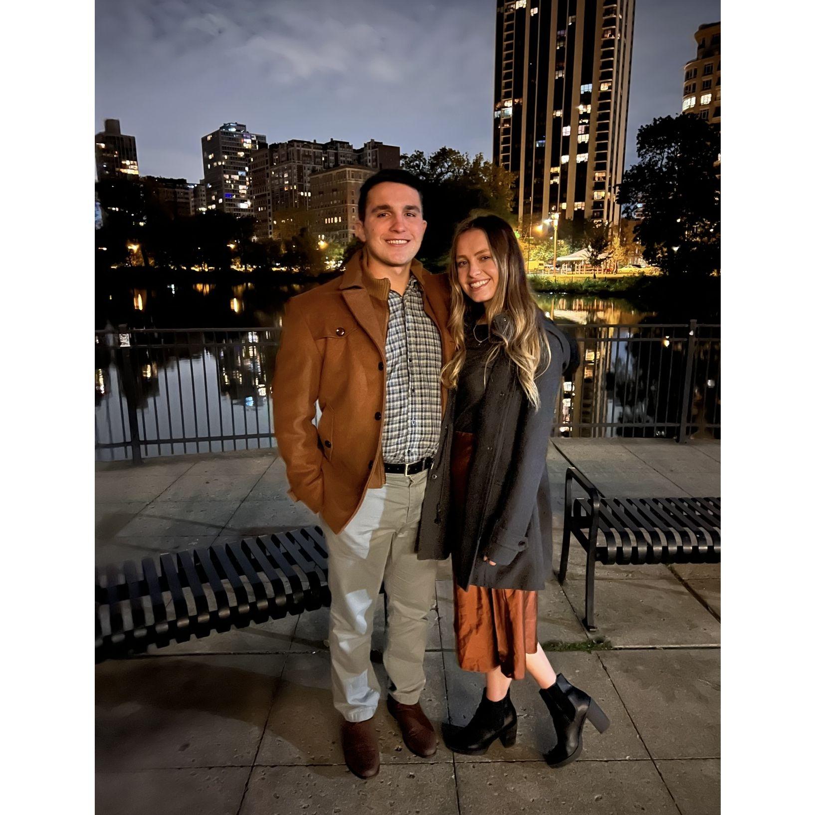 Photo taken in fall of 2021 - our first year in Chicago!