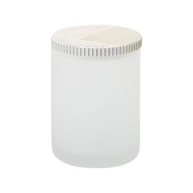 Studio 3B™ Cross Hatch Bath Jar with Lid in Coconut Milk