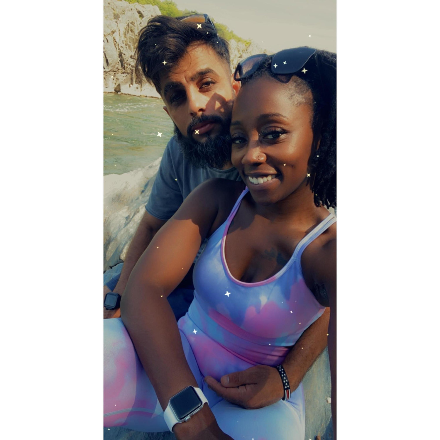 Hiking at Great Falls. Such beautiful views.