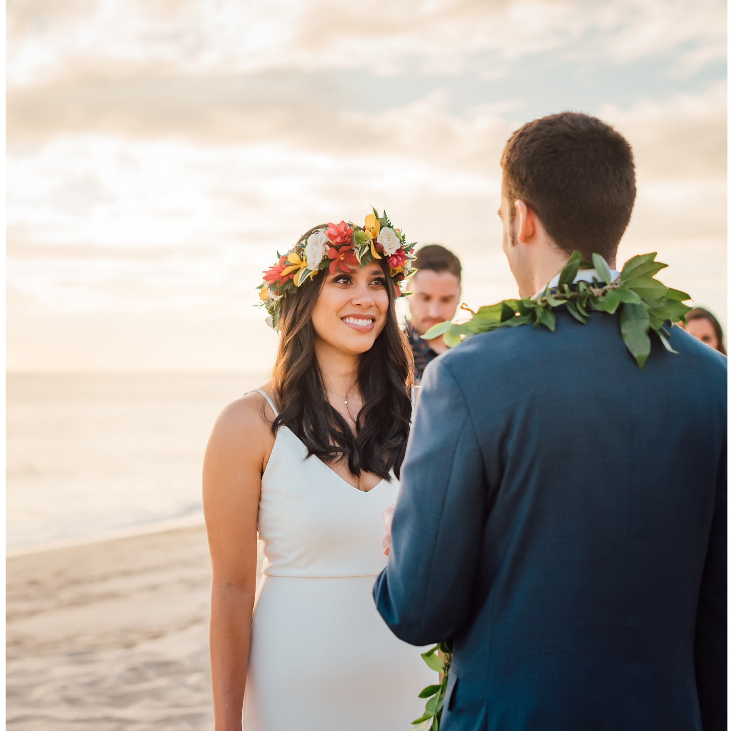 Our wedding day. Keawaula Beach, Oahu, Hawaii
