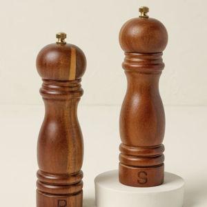 Wood Salt & Pepper Grinder Set