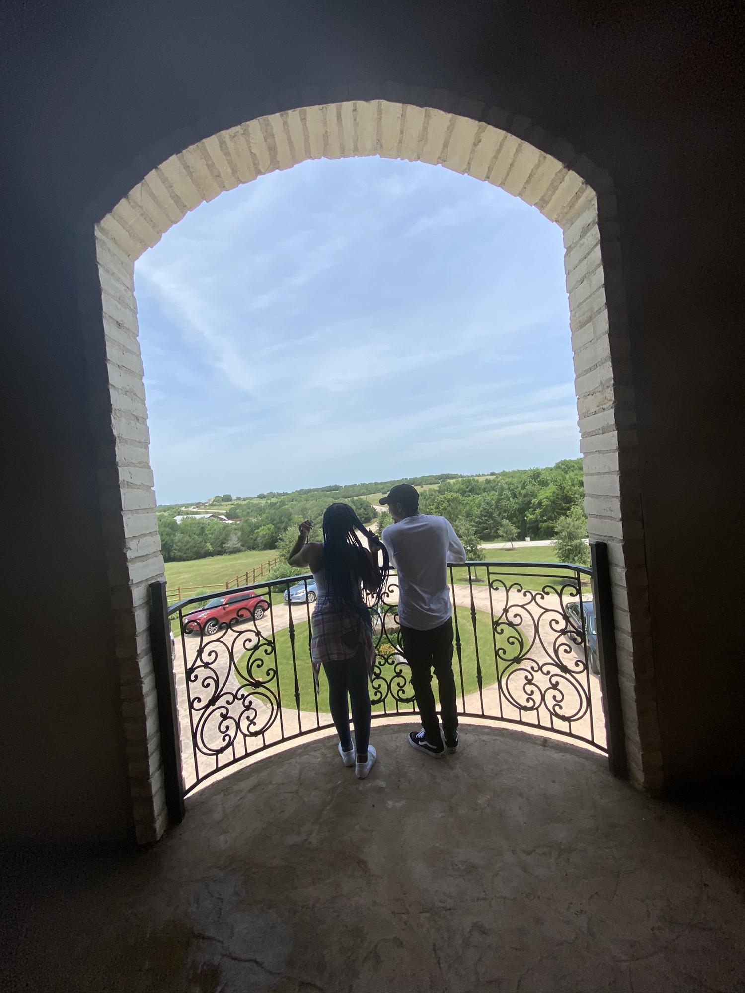 Our wedding venue feels like home, the overview on the balcony is beautiful.