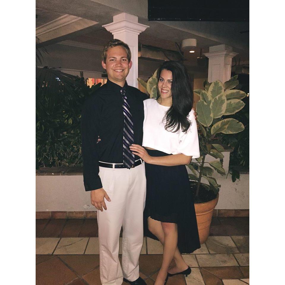 First anniversary date night, 2015