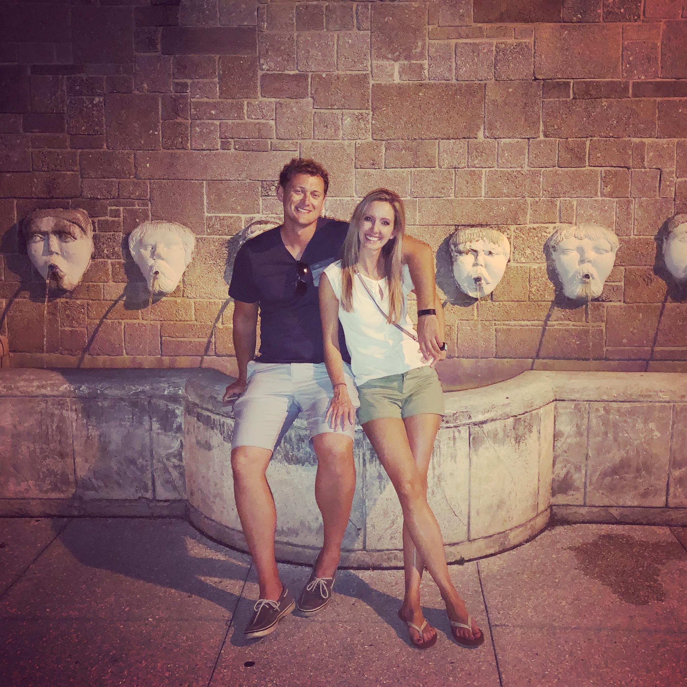 A ghost tour in St. Augustine. That was a FUN date night!