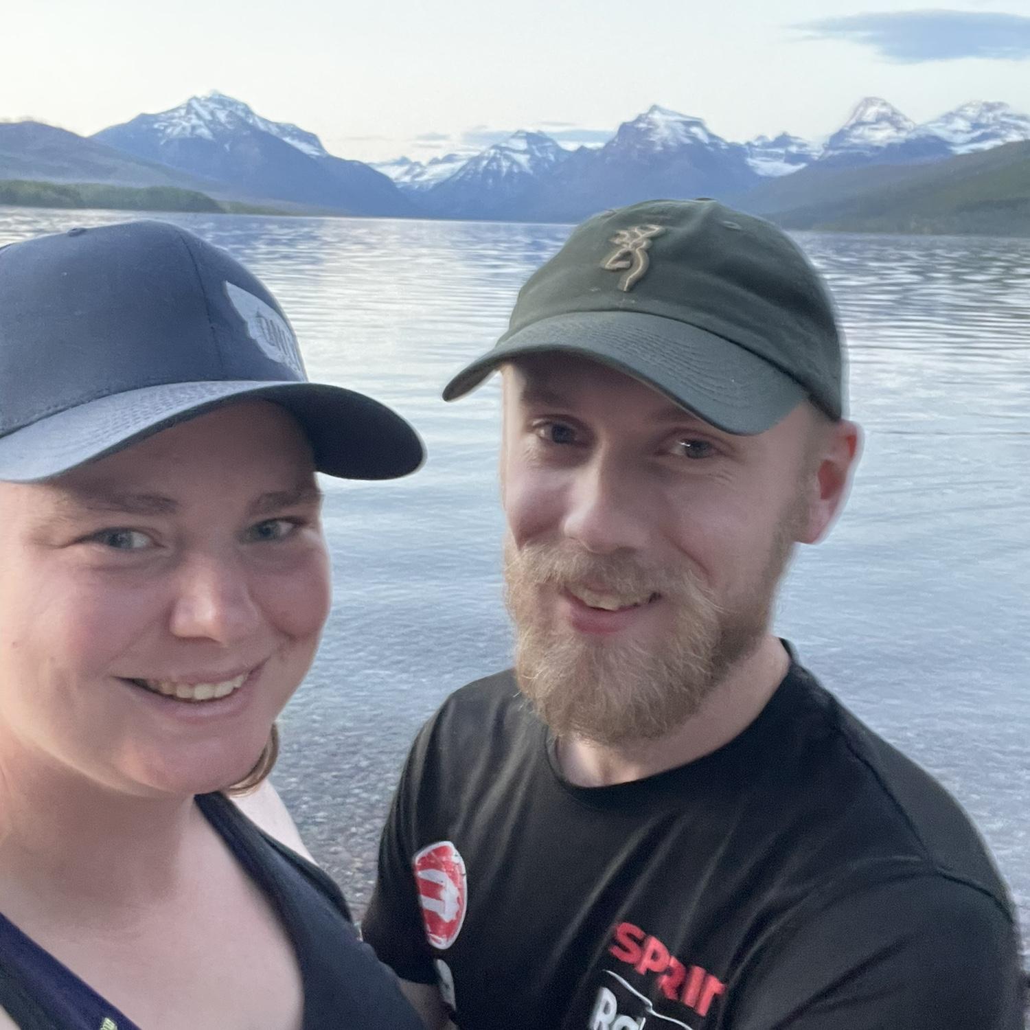 Our first visit to Glacier National Park together!