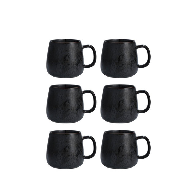 Fortessa Sound Midnight 6 Pc. Mugs Set