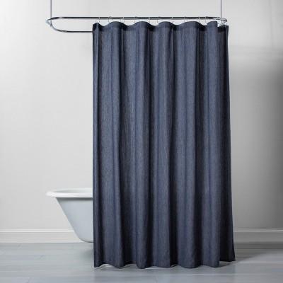 Woven Pattern Shower Curtain Blue - Project 62™