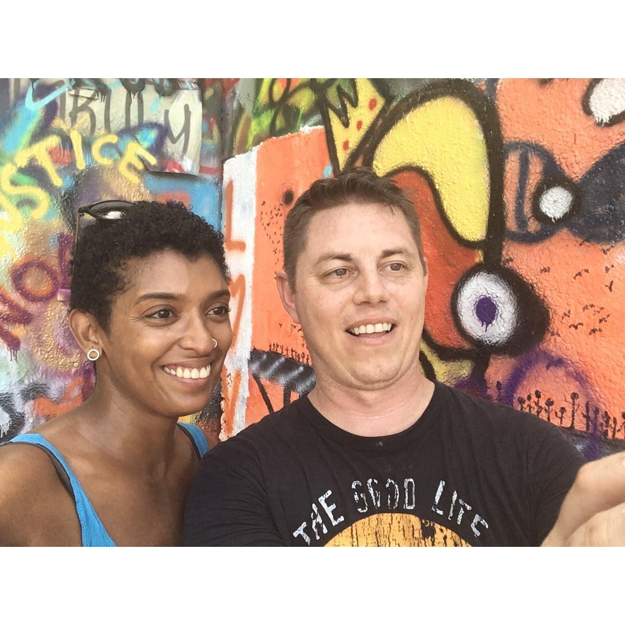 Birthday fun at a graffiti park (Austin, Sept. 2018)
