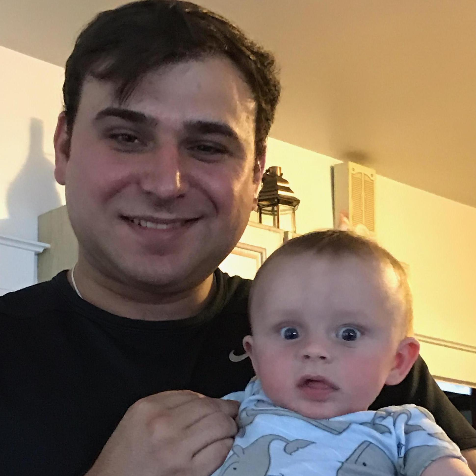Summer 2019 Kosta with baby James